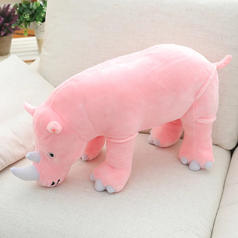 40/60cm Cute Plush Rhino Toy 3 Colours 11201026 - Snuggle Time