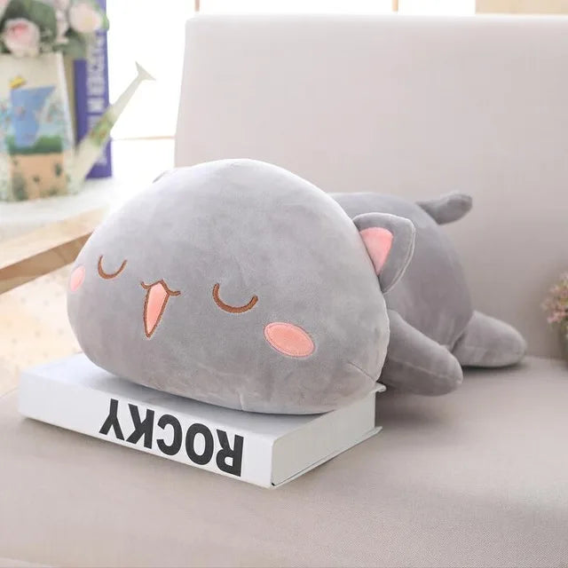 35/50/65cm Cute Plush Fat Head Cat 2 Colours 2 Designs 11201050 - Snuggle Time