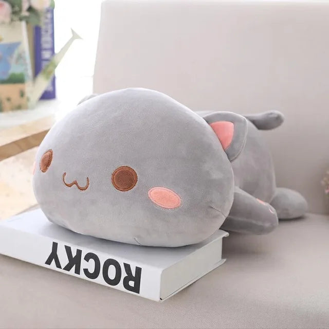 35/50/65cm Cute Plush Fat Head Cat 2 Colours 2 Designs 11201050 - Snuggle Time
