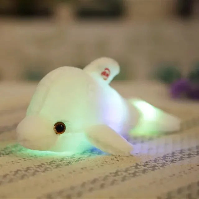 32cm Light-up Plush Dolphin Toy 4 Colours 11201043 - Snuggle Time