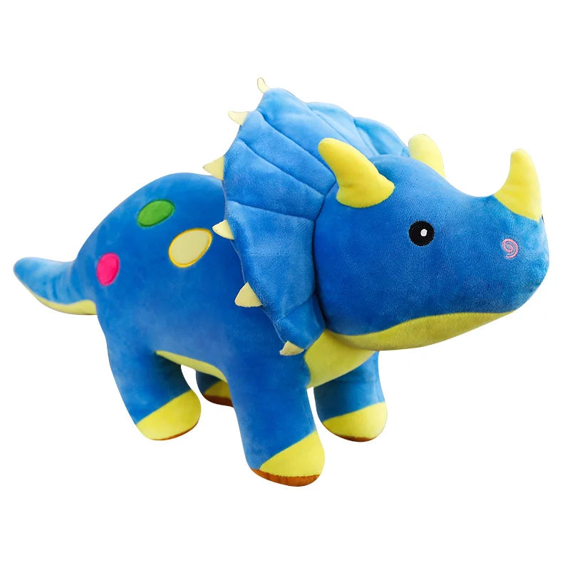 40/60/100cm Cute Plush Triceratops Dinosaur Toy 3 Colours 11201027 - Snuggle Time