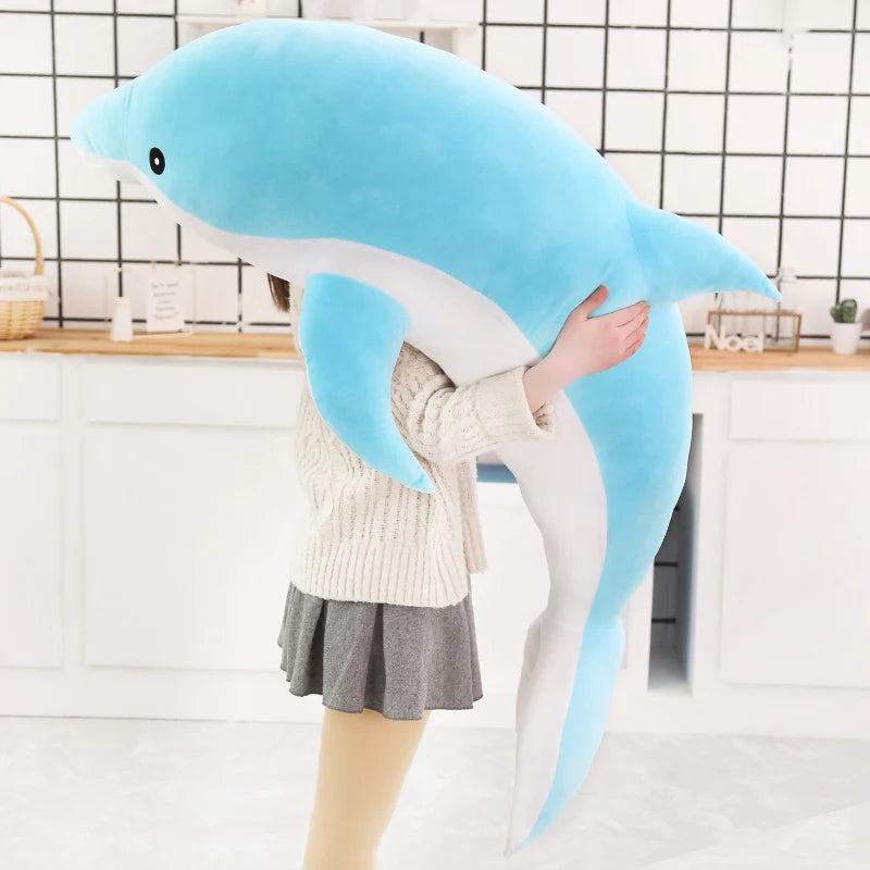 Small 30/50/70cm Soft Plush Dolphin Toy 3 Colours 11201034 - Snuggle Time