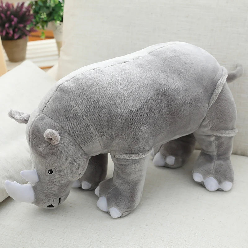 40/60cm Cute Plush Rhino Toy 3 Colours 11201026 - Snuggle Time