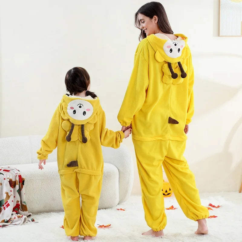 Family Dress-up Bumble Bee Thick Onesie 3yrs-XL Adult 10205153 - Snuggle Time
