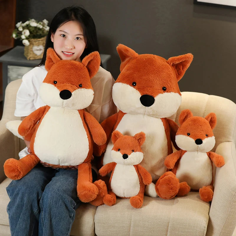 35/50/70/90cm Soft Plush Fluffy Fox Stuffed Toy 11204198