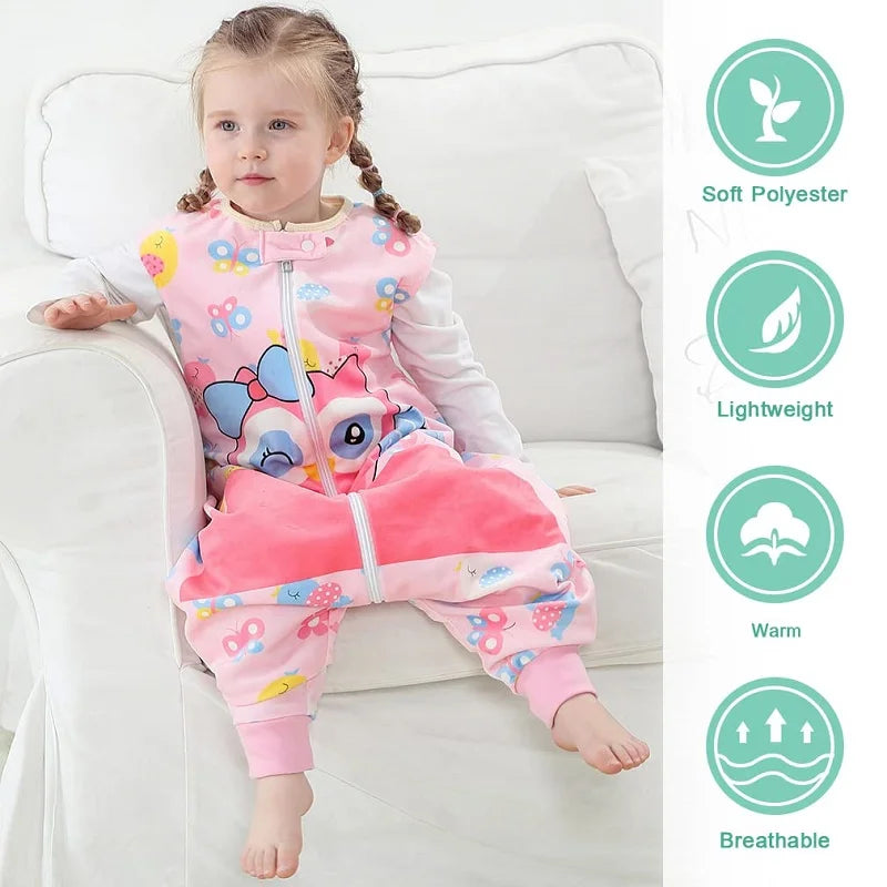 Kids Fun Cartoon Design Sleeveless Onesie 7 Designs 1-6yrs 10205145 - Snuggle Time