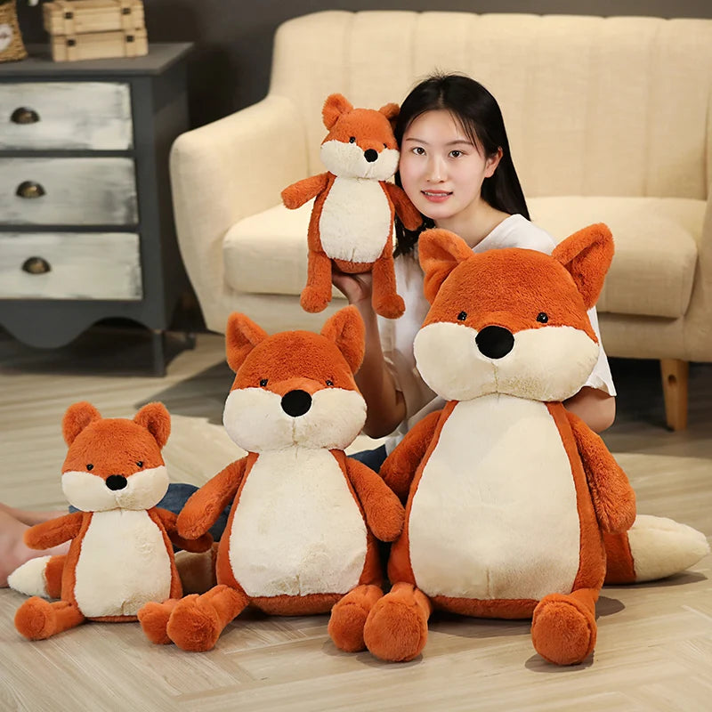 35/50/70/90cm Soft Plush Fluffy Fox Stuffed Toy 11204198
