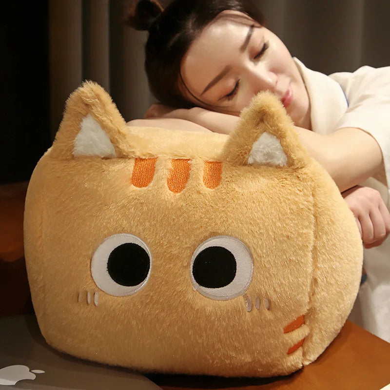 20/30cm Square Plush Cat Cushion 4 Designs 11201063 - Snuggle Time