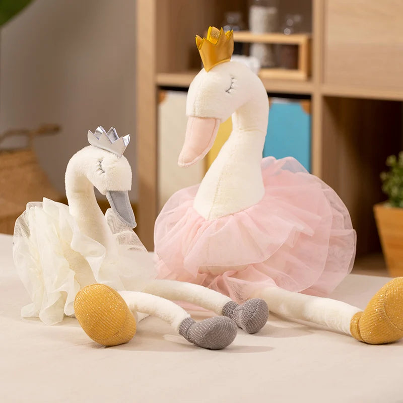 40/60cm Soft Plush Princess Swan 3 Designs 11201040 - Snuggle Time