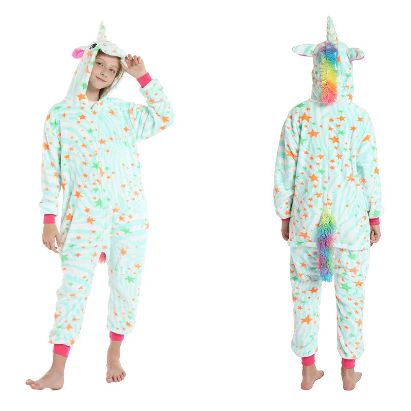 Kids Unicorn Dress-up Onesie 2-11yrs 11 Designs 10202102 - Snuggle Time