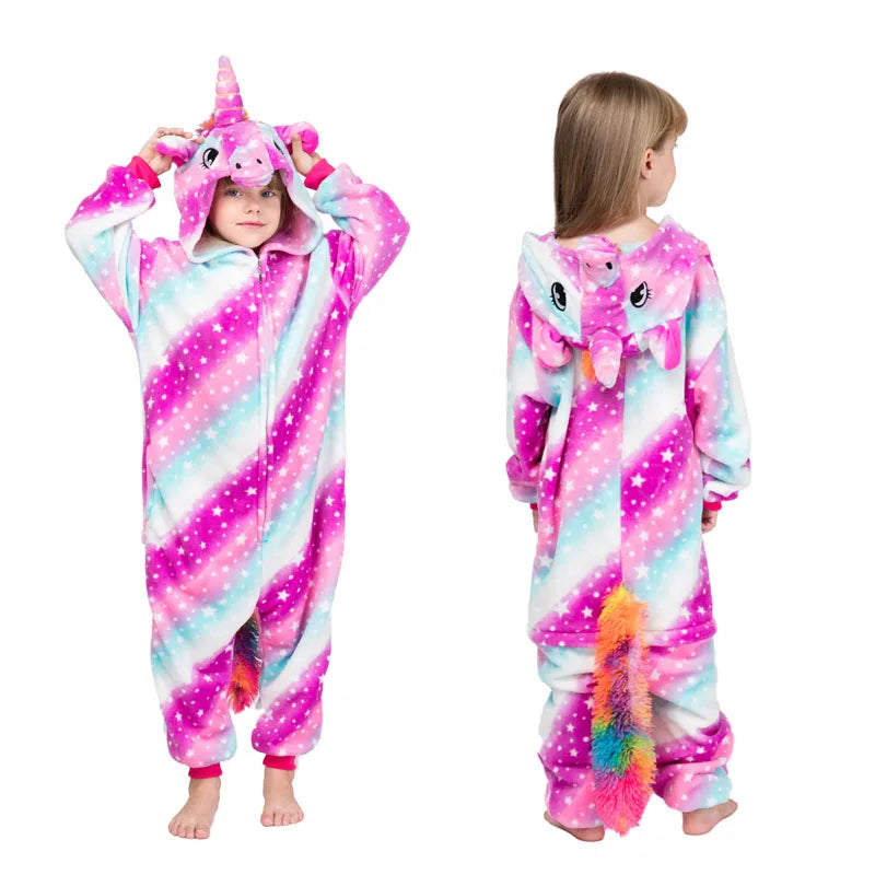 Kids Unicorn Dress-up Onesie 2-11yrs 11 Designs 10202102 - Snuggle Time