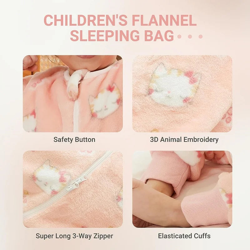 Baby & Toddler Girls Pink Cat Onesie 9mth-6yrs 10205104 - Snuggle Time