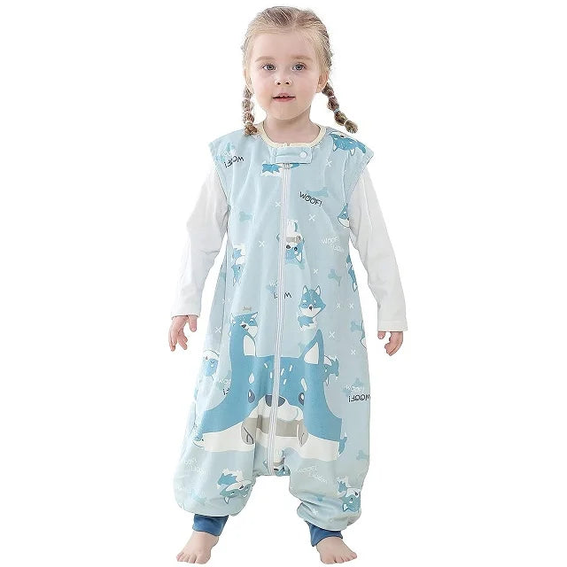 Kids Fun Cartoon Design Sleeveless Onesie 7 Designs 1-6yrs 10205145 - Snuggle Time