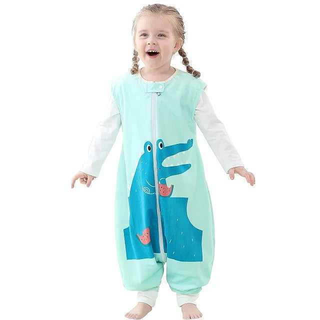 Kids Fun Cartoon Design Sleeveless Onesie 7 Designs 1-6yrs 10205145 - Snuggle Time