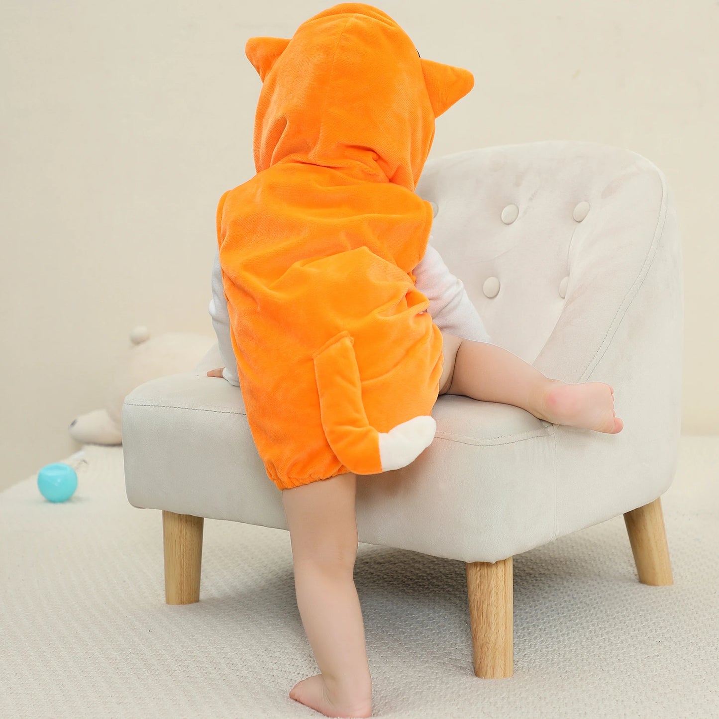 Newborn Sleeveless Fox Romper Suit 0-24mth 10205119 - Snuggle Time