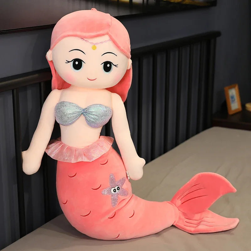 60/85cm Soft Plush Mermaid Doll 2 Colours 11201051 - Snuggle Time