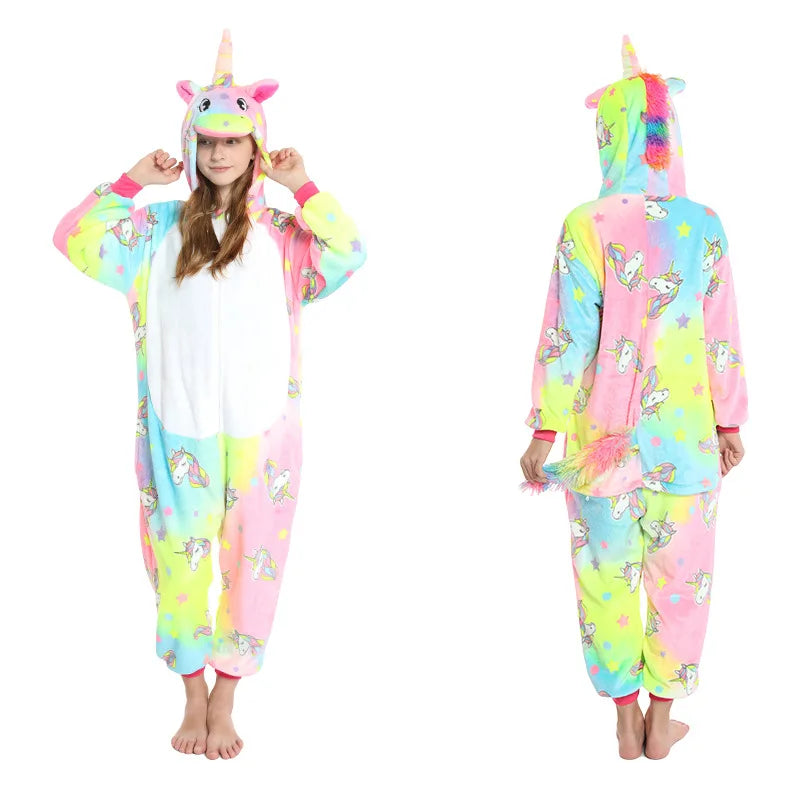 Kids Unicorn Dress-up Onesie 2-11yrs 11 Designs 10202102 - Snuggle Time