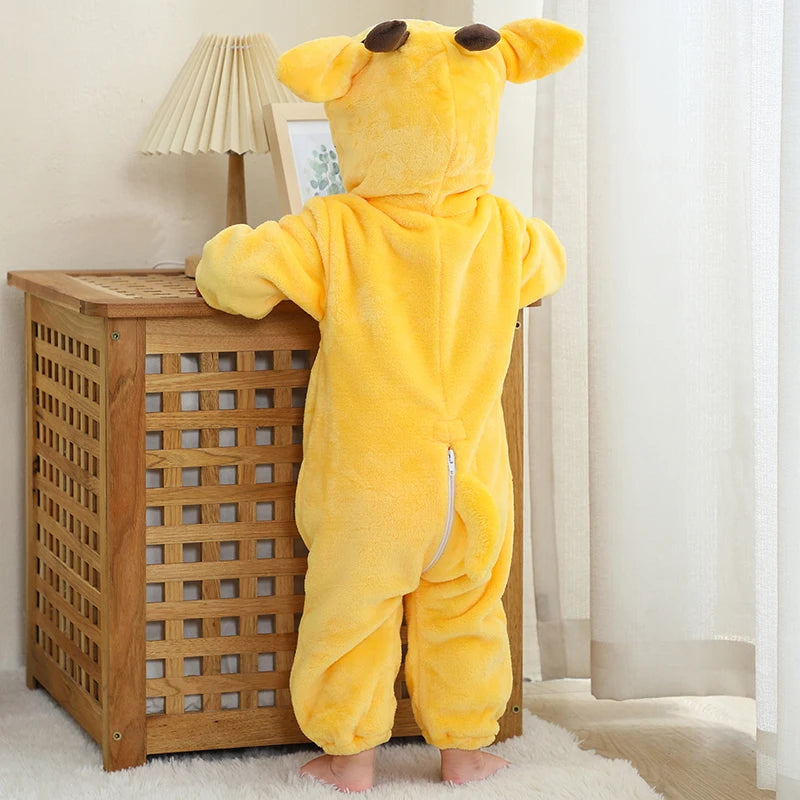 Babies Giraffe Hooded Onesie 2-36mth 10205128 - Snuggle Time