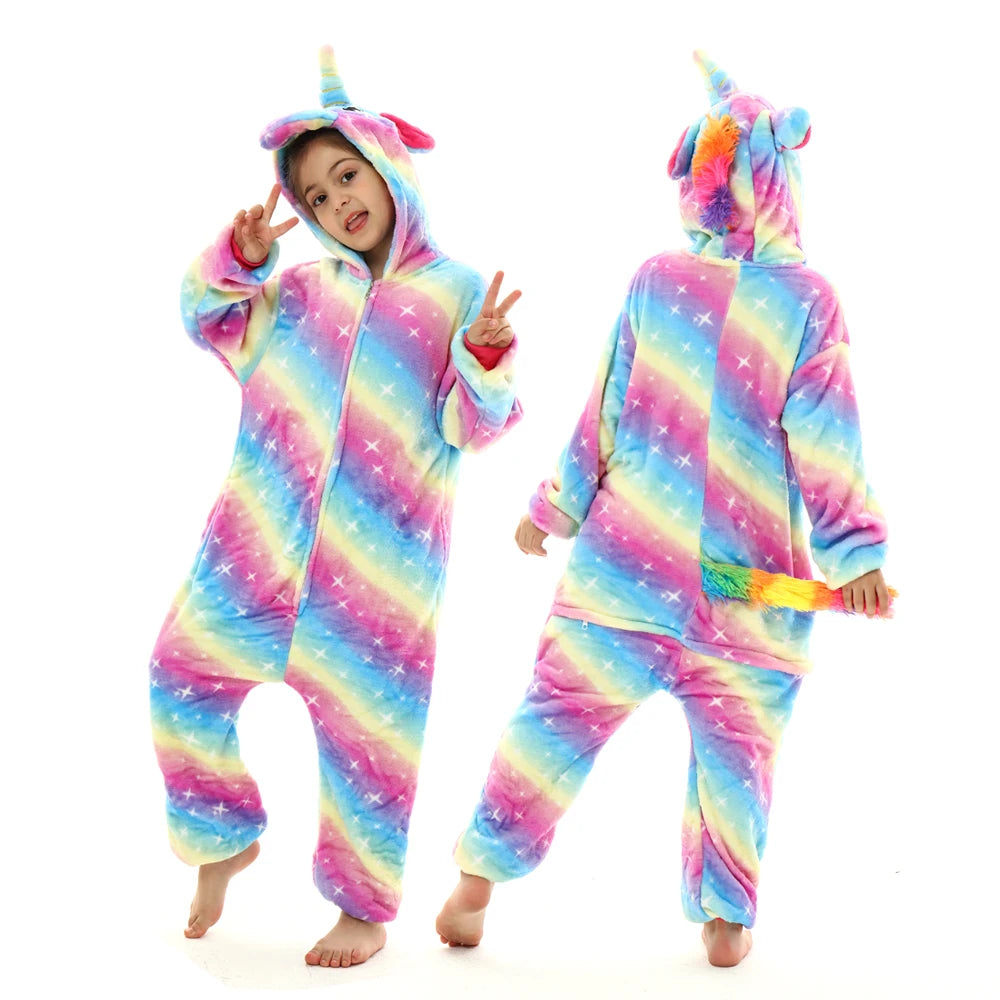 Kids Unicorn Dress-up Onesie 2-11yrs 11 Designs 10202102 - Snuggle Time
