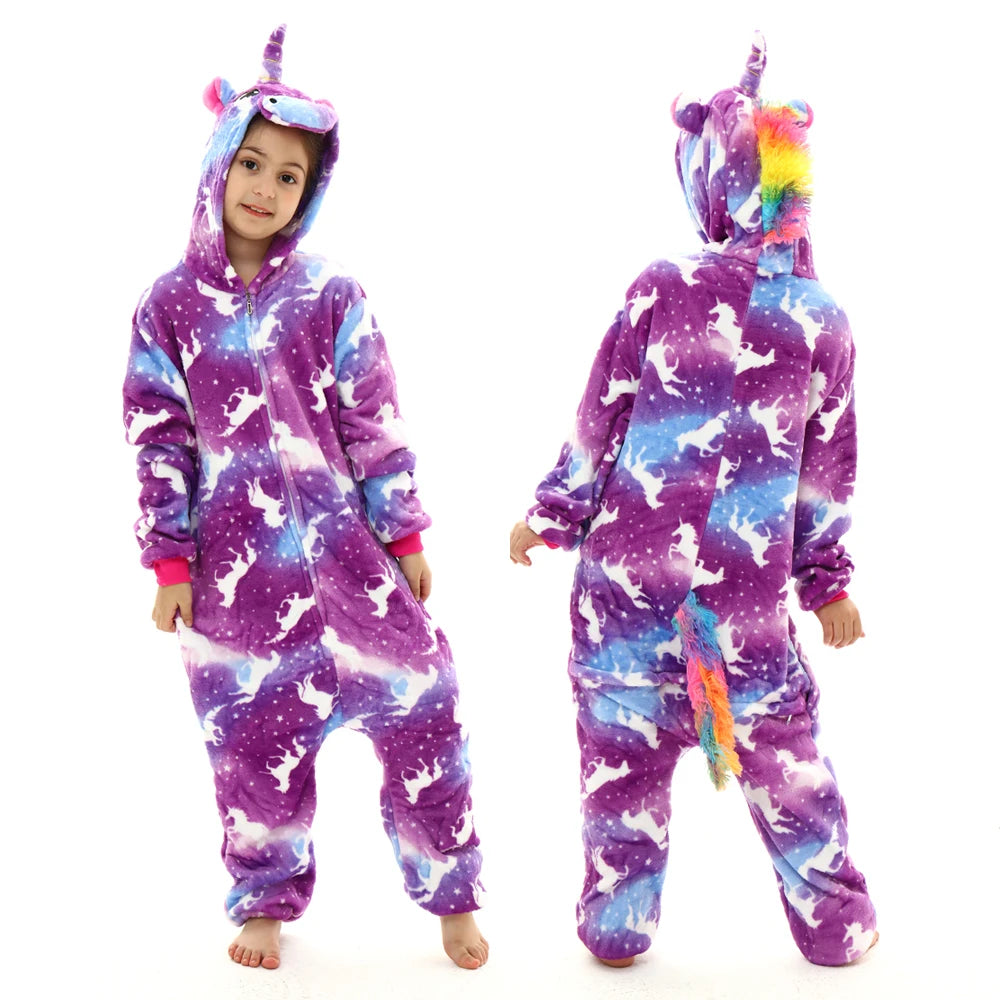 Kids Unicorn Dress-up Onesie 2-11yrs 11 Designs 10202102 - Snuggle Time