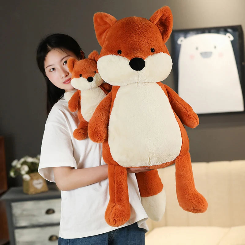 35/50/70/90cm Soft Plush Fluffy Fox Stuffed Toy 11204198