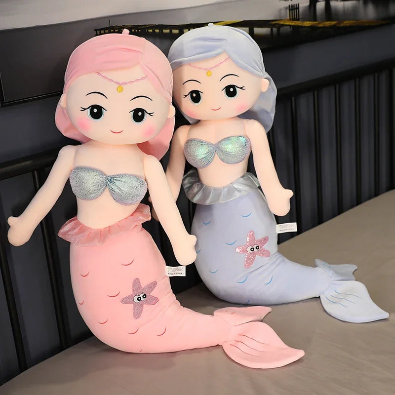 60/85cm Soft Plush Mermaid Doll 2 Colours 11201051 - Snuggle Time