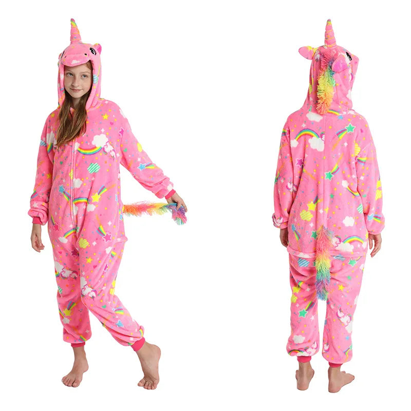Kids Unicorn Dress-up Onesie 2-11yrs 11 Designs 10202102 - Snuggle Time