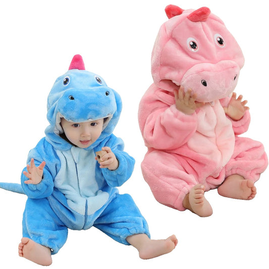 Babies Sky Blue or Pink Hooded Onesie 2-36mth 10205129 - Snuggle Time