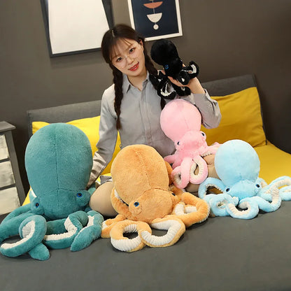 30/45/65/90cm Soft Plush Octopus Stuffed Toy 5 Colours 11201060 - Snuggle Time