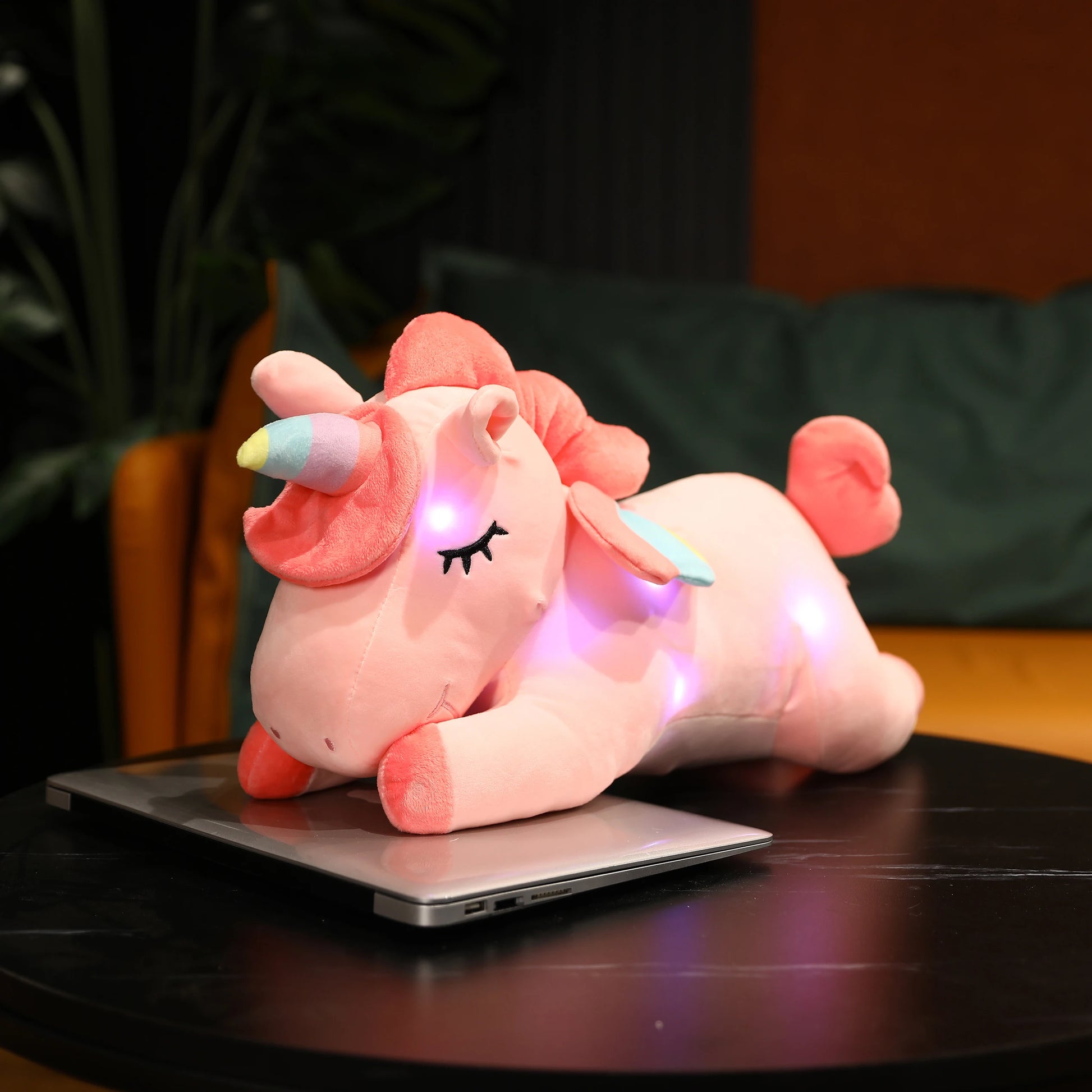 50cm Soft Plush Light-up Unicorn 2 Colours 11201057 - Snuggle Time
