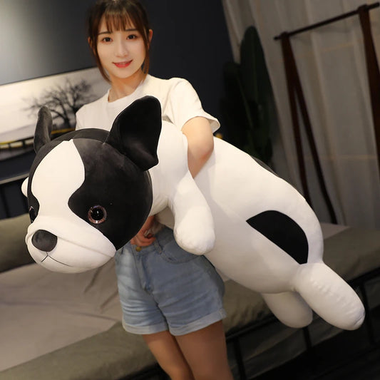 Large 100/120cm Soft Plush French Bulldog Toy 11201036 - Snuggle Time