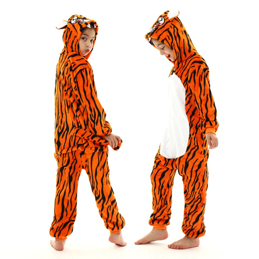 Kids Tiger Dress-up Onesie 2-11yrs 10202099 - Snuggle Time