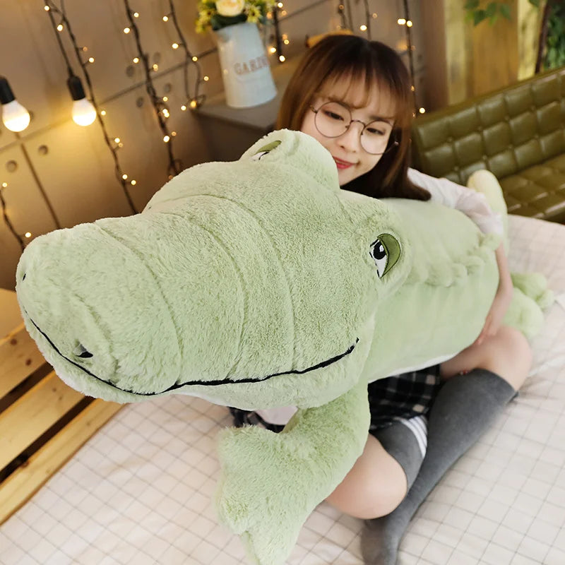 Large 100/120/150cm Soft Plush Cuddly Croc 4 Colours 11201053 - Snuggle Time