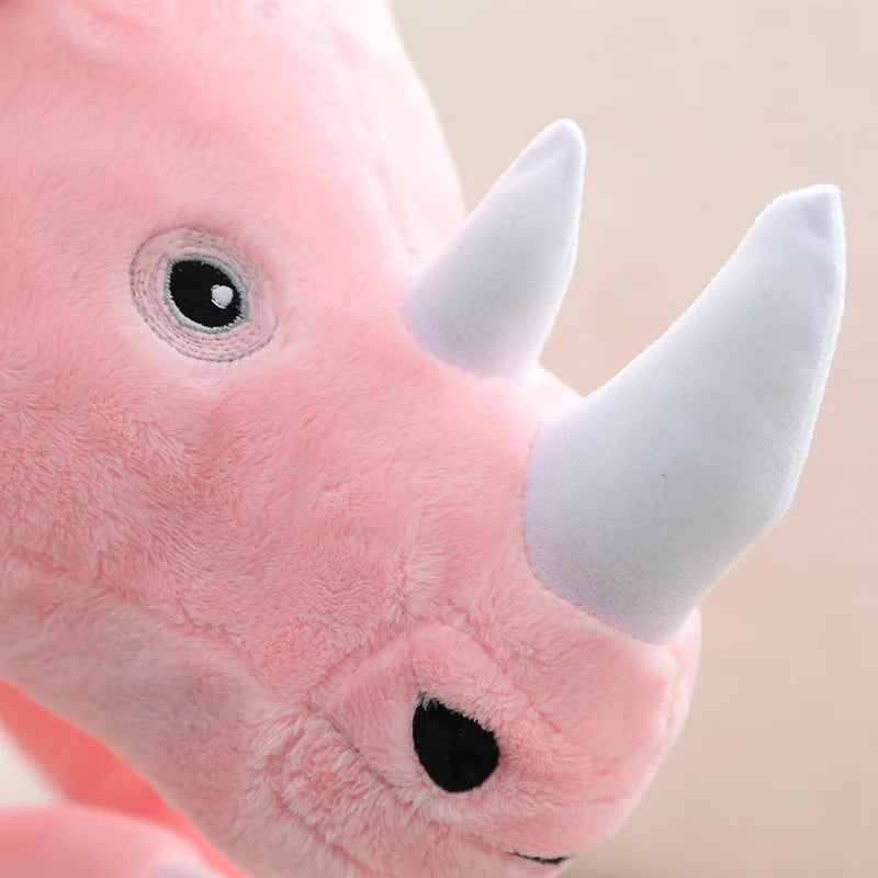 40/60cm Cute Plush Rhino Toy 3 Colours 11201026 - Snuggle Time