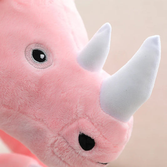40/60cm Cute Plush Rhino Toy 3 Colours 11201026 - Snuggle Time
