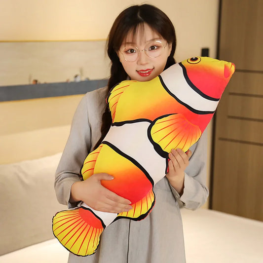 30/40/60/80cm Plush Clownfish Toy 11201018 - Snuggle Time