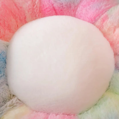 30/50/65cm Faux Rabbit Fur Plush Flower Cushion 5 Designs 11201016 - Snuggle Time