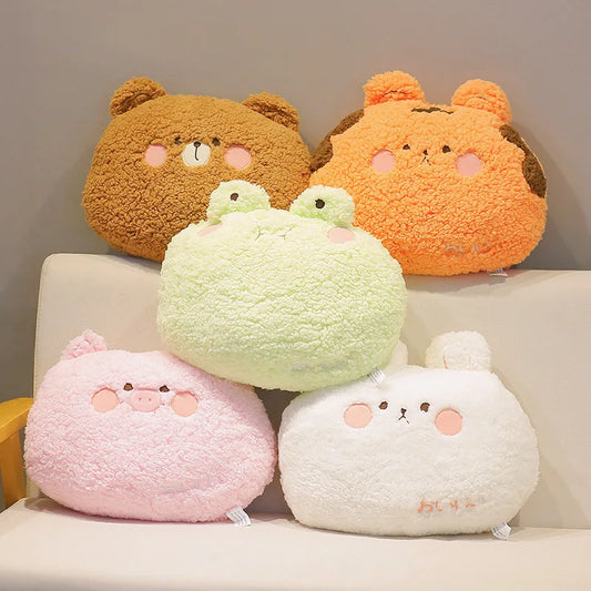 35cm Kawaii Plush Animal Cushion 5 Designs 11201037 - Snuggle Time