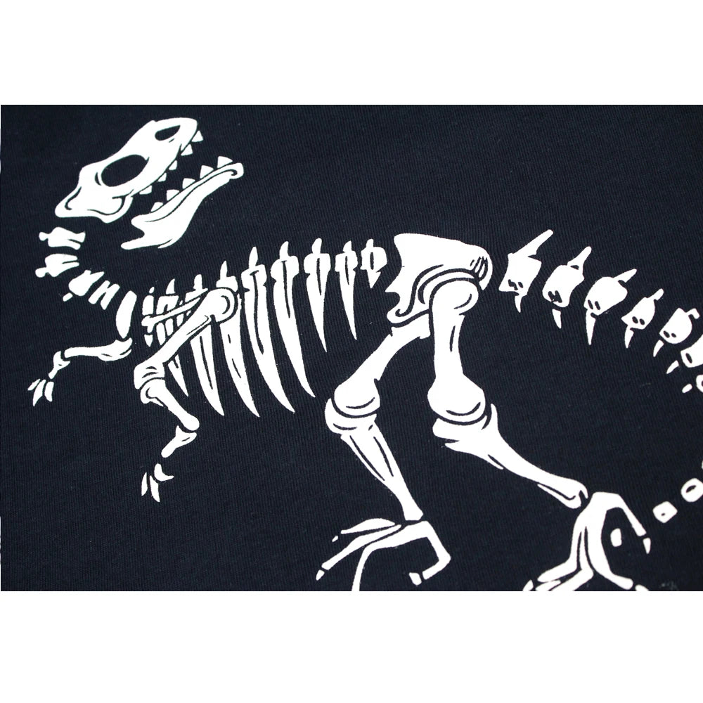 Boys Fossil Dinosaur 2pc Pyjama Shorts Set 18mth-8yrs 10202078 - Snuggle Time