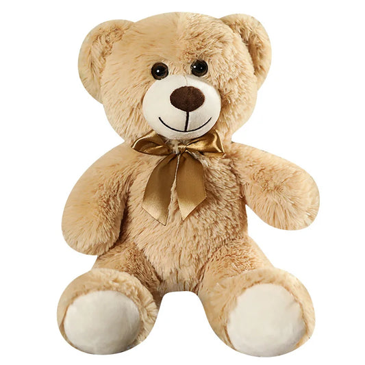 35cm Plush Teddy Bear with Bow Tie 7 Colours Available 11201001 - Snuggle Time