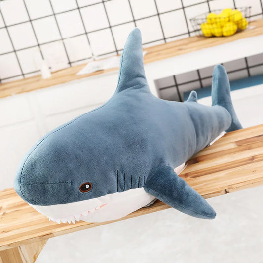 Large Shark Plush Toy 4 sizes 3 Colours 11201004 - Snuggle Time