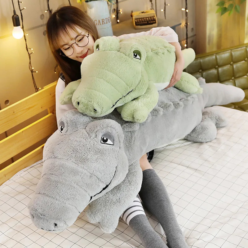 Large 100/120/150cm Soft Plush Cuddly Croc 4 Colours 11201053 - Snuggle Time
