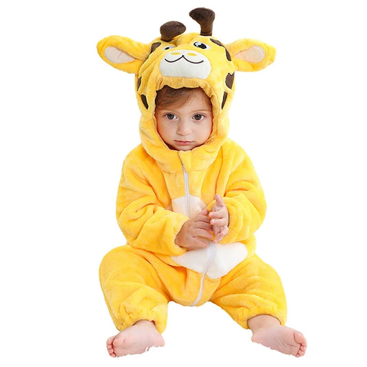 Babies Giraffe Hooded Onesie 2-36mth 10205128 - Snuggle Time