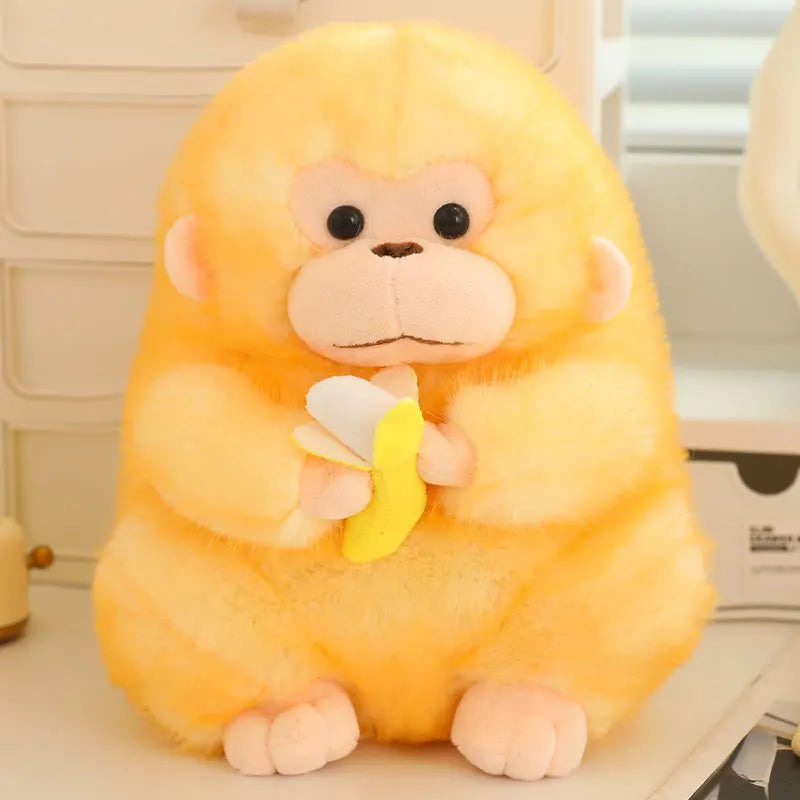 25/30/40cm Furry Plush Chunky Gorilla 2 Colours 11201008 - Snuggle Time