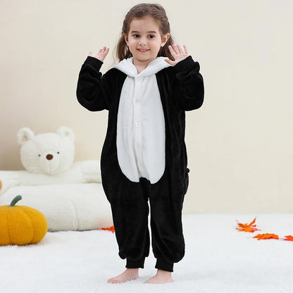 Kids Thick Hooded Panda Onesie 2-11yrs 10205140 - Snuggle Time
