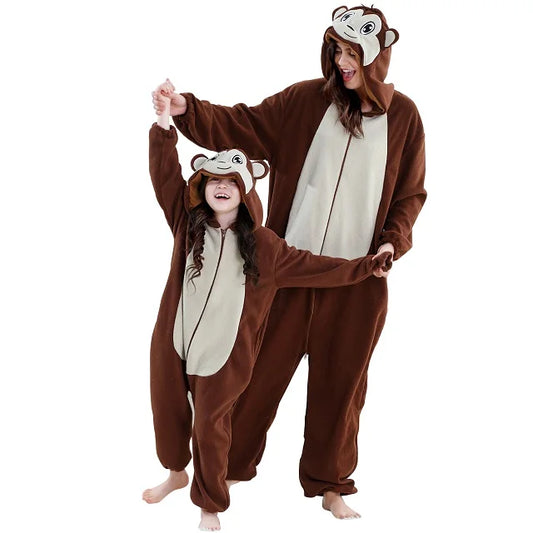 Family Dress-up Monkey Thick Onesie 3yrs-XL Adult 10205155 - Snuggle Time