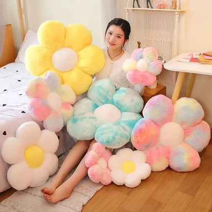 30/50/65cm Faux Rabbit Fur Plush Flower Cushion 5 Designs 11201016 - Snuggle Time