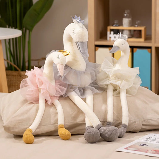 40/60cm Soft Plush Princess Swan 3 Designs 11201040 - Snuggle Time