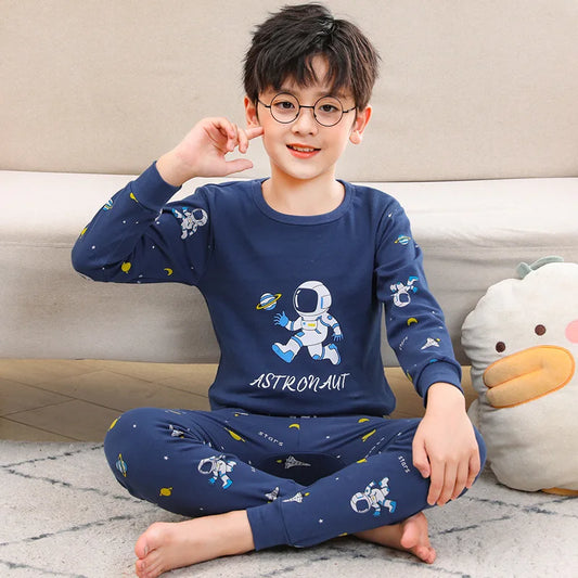 Boys 2pc Astronaut Space Design Pyjamas 3-12yrs 10202070 - Snuggle Time