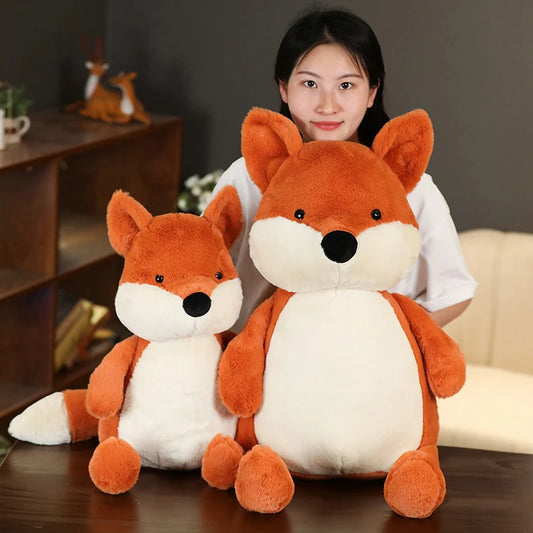 35/50/70/90cm Soft Plush Fluffy Fox Stuffed Toy 11204198